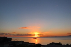 Sunset from the deck of 3Kupe